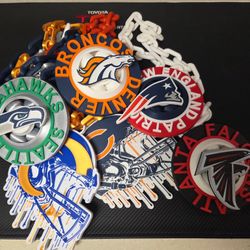 Custom NFL Chain – Any Team – 3D Printed Sports Chain Necklace