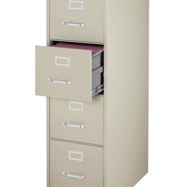 Tan Filing Cabinet