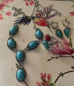 Ring & earrings nd necklace