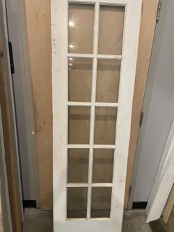 24”x80” 10 Lite Wooden Door.