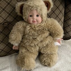Anne Geddes Baby Plush Bear 
