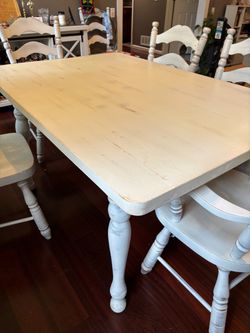 Farmhouse Dining Table and Chairs Set