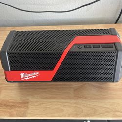 Milwaukee Bluetooth Speaker, Charger And Two Batteries M18