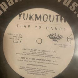 Yukmouth - Clap Yo Hands 12” Vinyl Record 