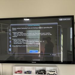 Samsung PN60E550 60 Inch Plasma Flat Screen 3D TV HDTV 1080p With WiFi