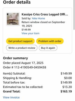 Pink criss cross chair