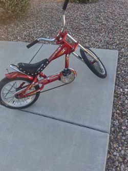 Red Schwinn Sting-Ray Chopper Bicycle/Bike 18