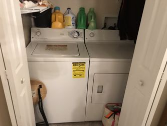 Whirlpool washer dryer