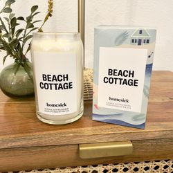 NEW Homesick Beach Cottage Soy Wax Candle