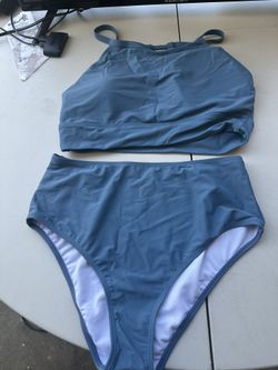 Bathing suit, two piece size, large
