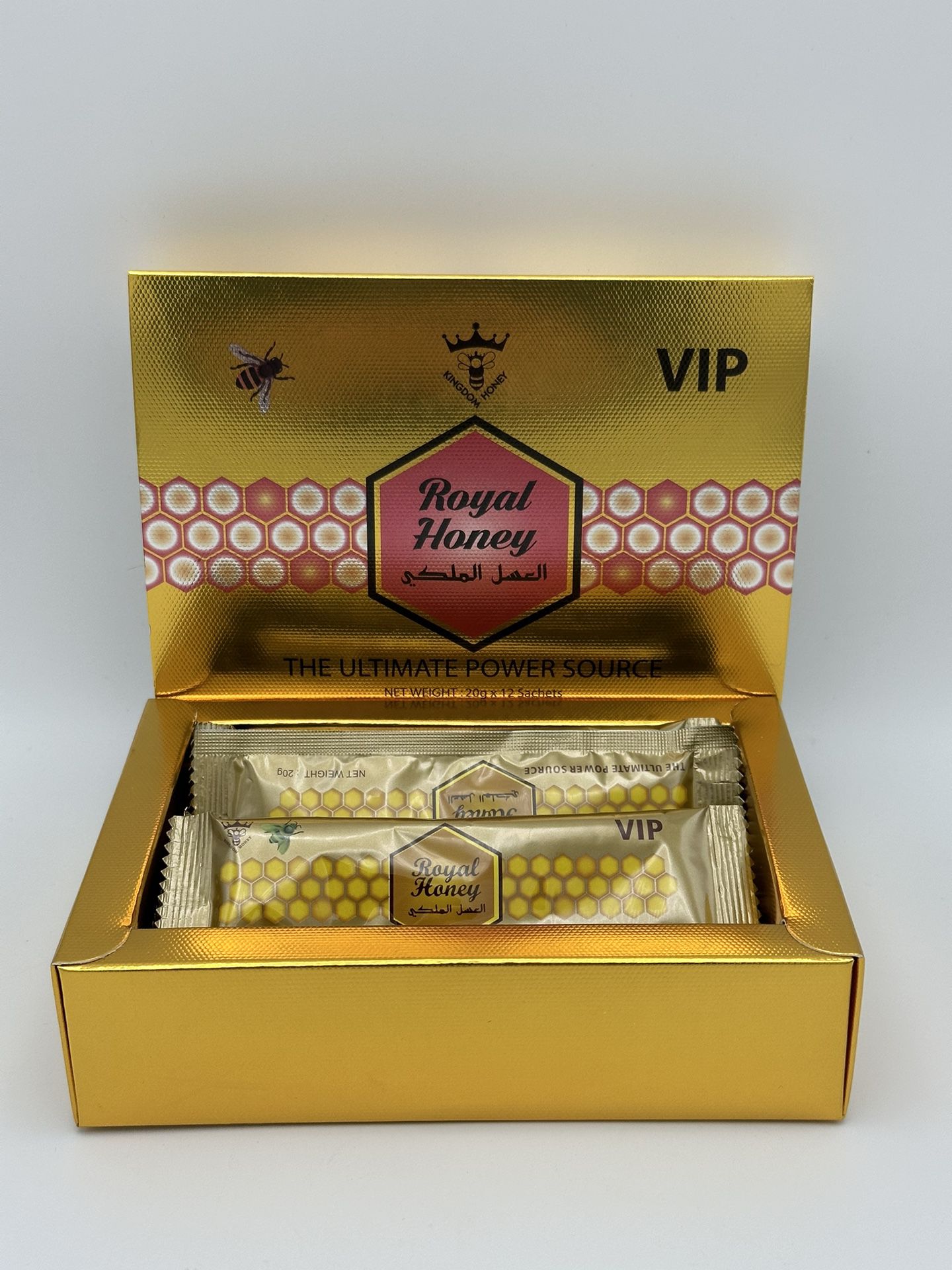 VIP Royal Honey - For Men - 1 Box Of 12 Packets