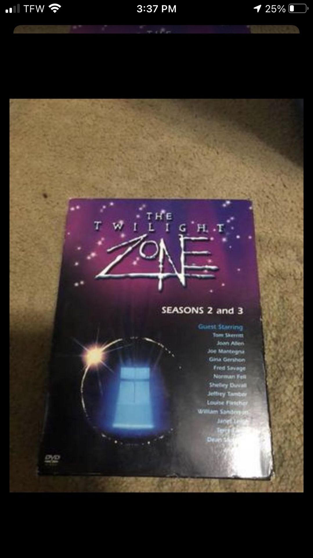 THE TWILIGHT ZONE SEASON 2 AND 3 DVD SET 7 DVDS TOTAL $10 for Sale in Elmira, NY - OfferUp
