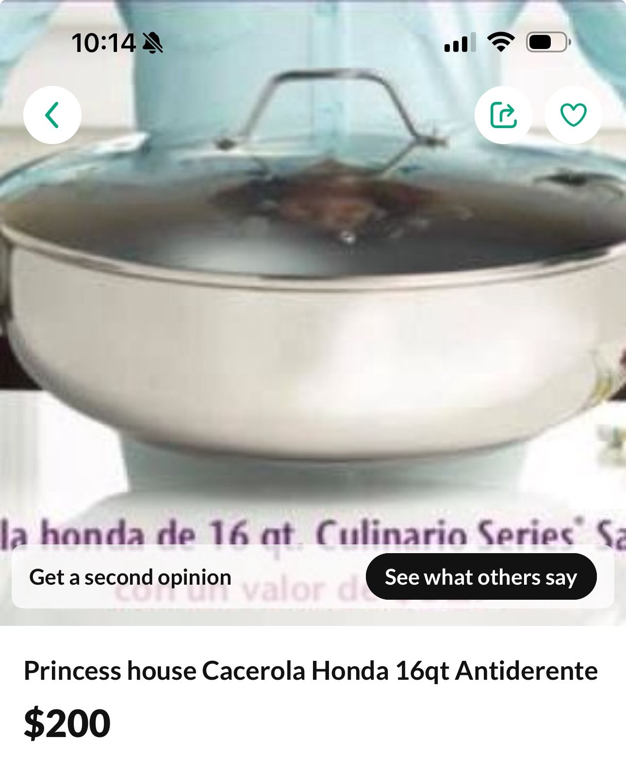 Princess House 16qt Antiderente 