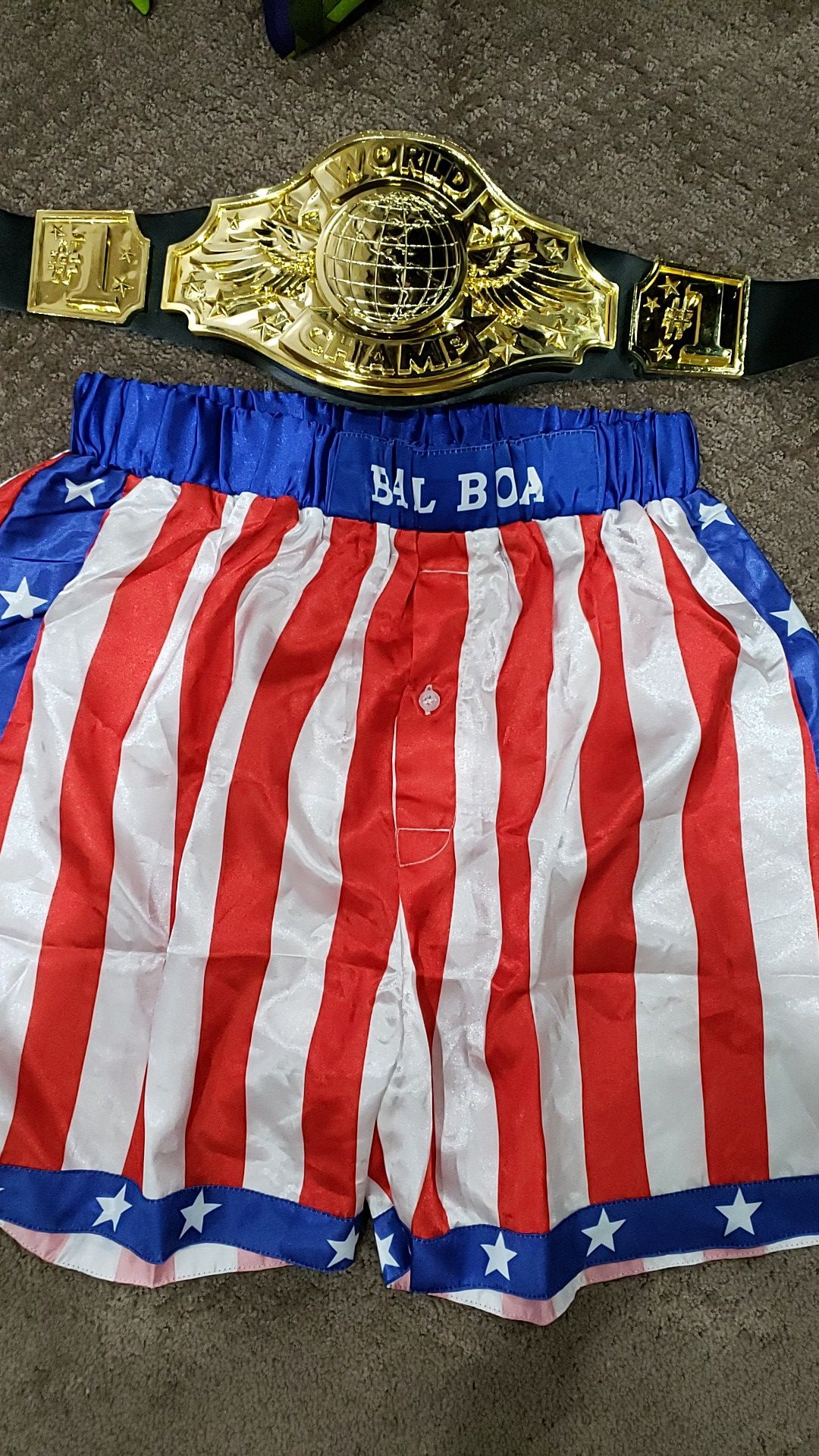 Balboa shorts and belt