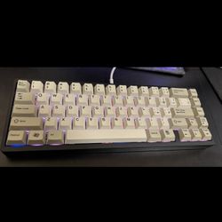 2 Custom Mechanical Keyboard Bundle Lot. Lucky65 v2 VIA