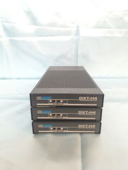Lot Of 3 Amulet Hotkey DXT-H4 Quad Display KVM Extenders