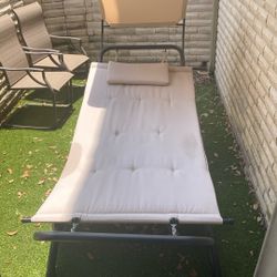 Hanging Hammock With Stand And Canopy 