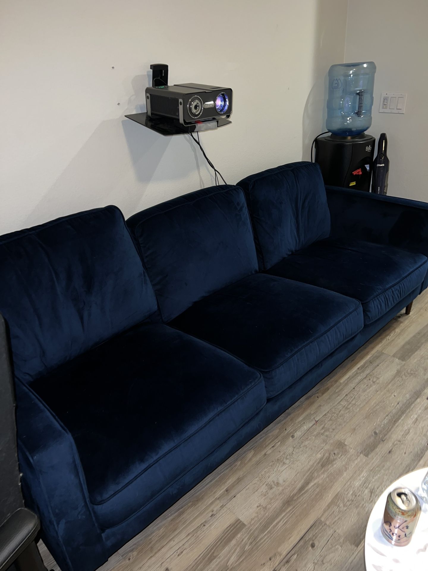 Fairfax Denim Velvet Sofa