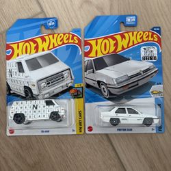 Brand New Unopened Hot Wheels Diecast Car  Black and White Pack