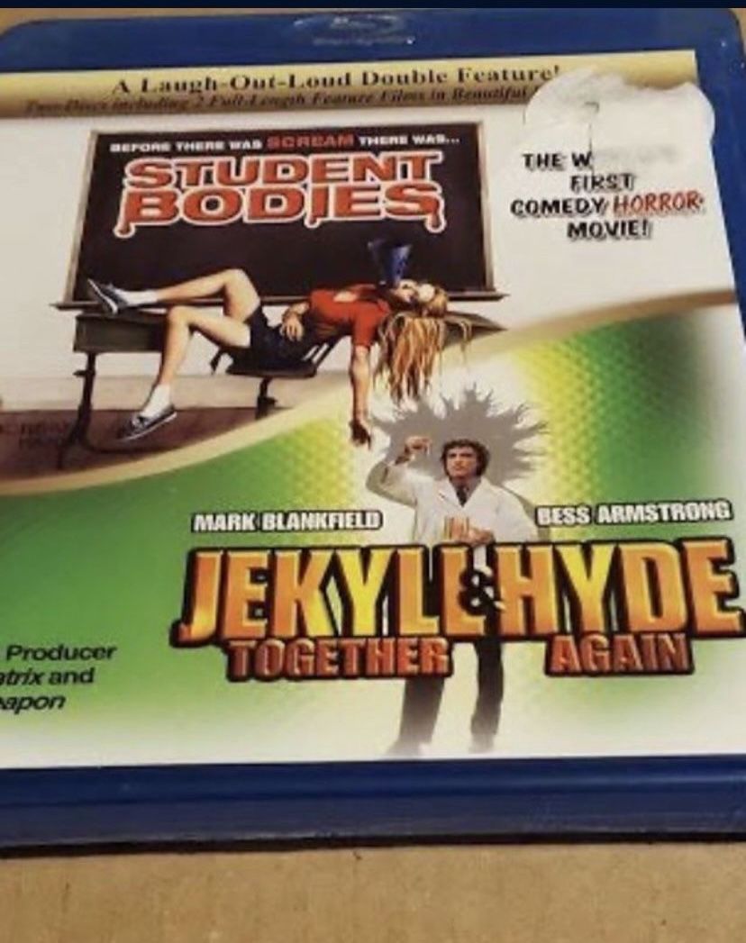 blu ray student bodies jekyll hyde bluray brand new