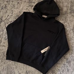 Black Essentials Hoodie