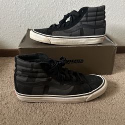 Vans X Undefeated OG SK8-HI LX Black UNDFTD Logo 