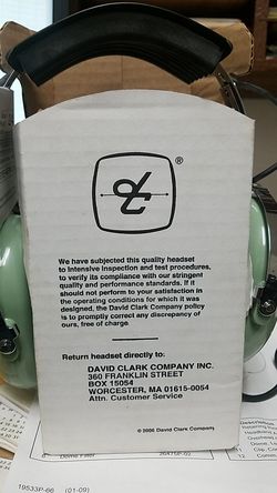 Aviation head phones