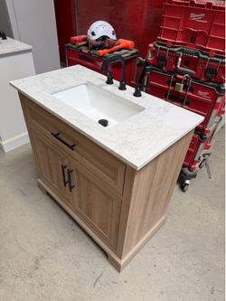 Bathroom Vanity with Hardware