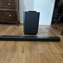 JBL Sound Bar W/ Subwoofer Black 