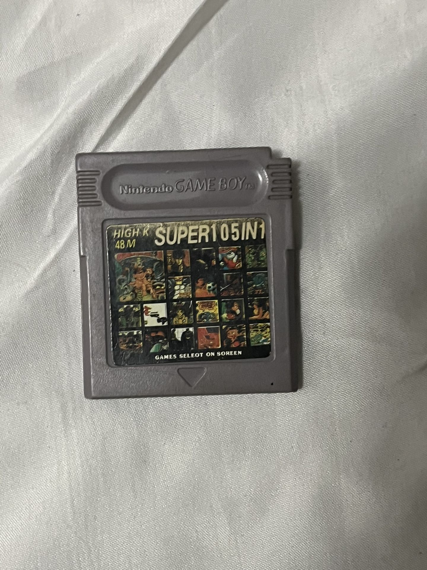  Nintendo Game boy Super 105 In 1