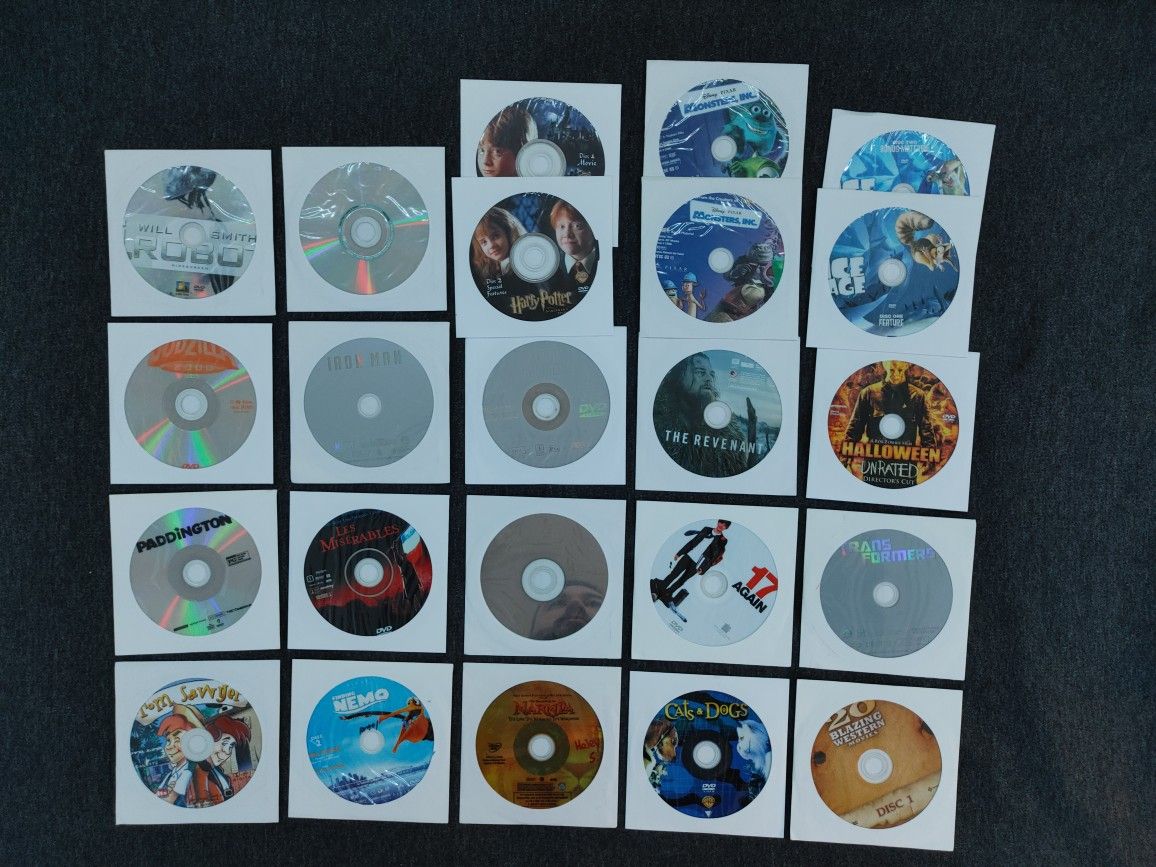 Loose DVDs