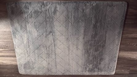 Grey area rug