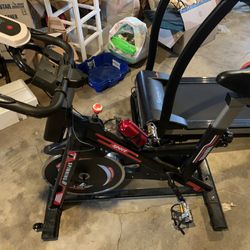 Treadmill And Exercise Bike 