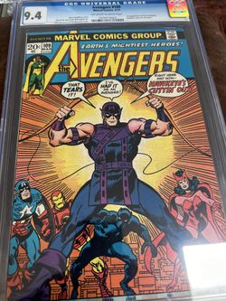 Avengers #109 CGC 9.4 Hawkeye Marvel Disney Black Panther Iron Man