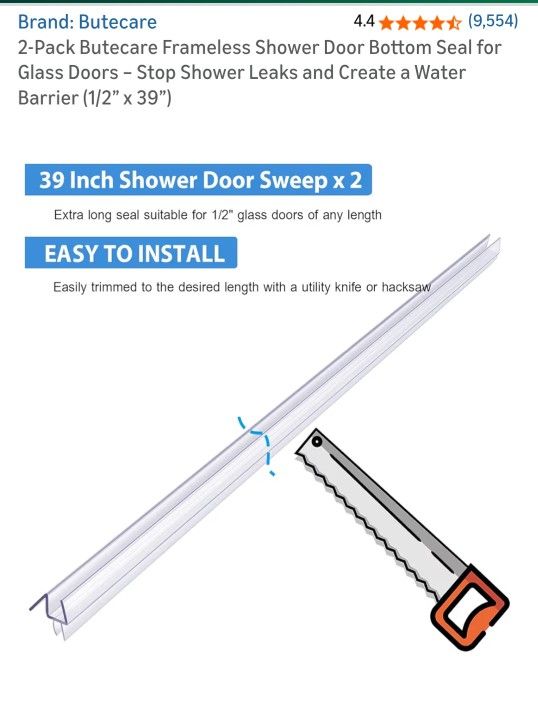 1/2" Shower Sweep