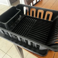 Black Dish Drying Rack