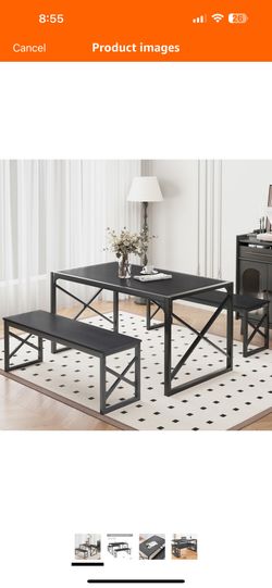 Dining Table And Benches