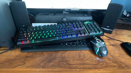 Gaming keyboard and mouse