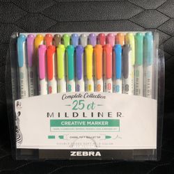 Zebra Mildliner Creative Markers 