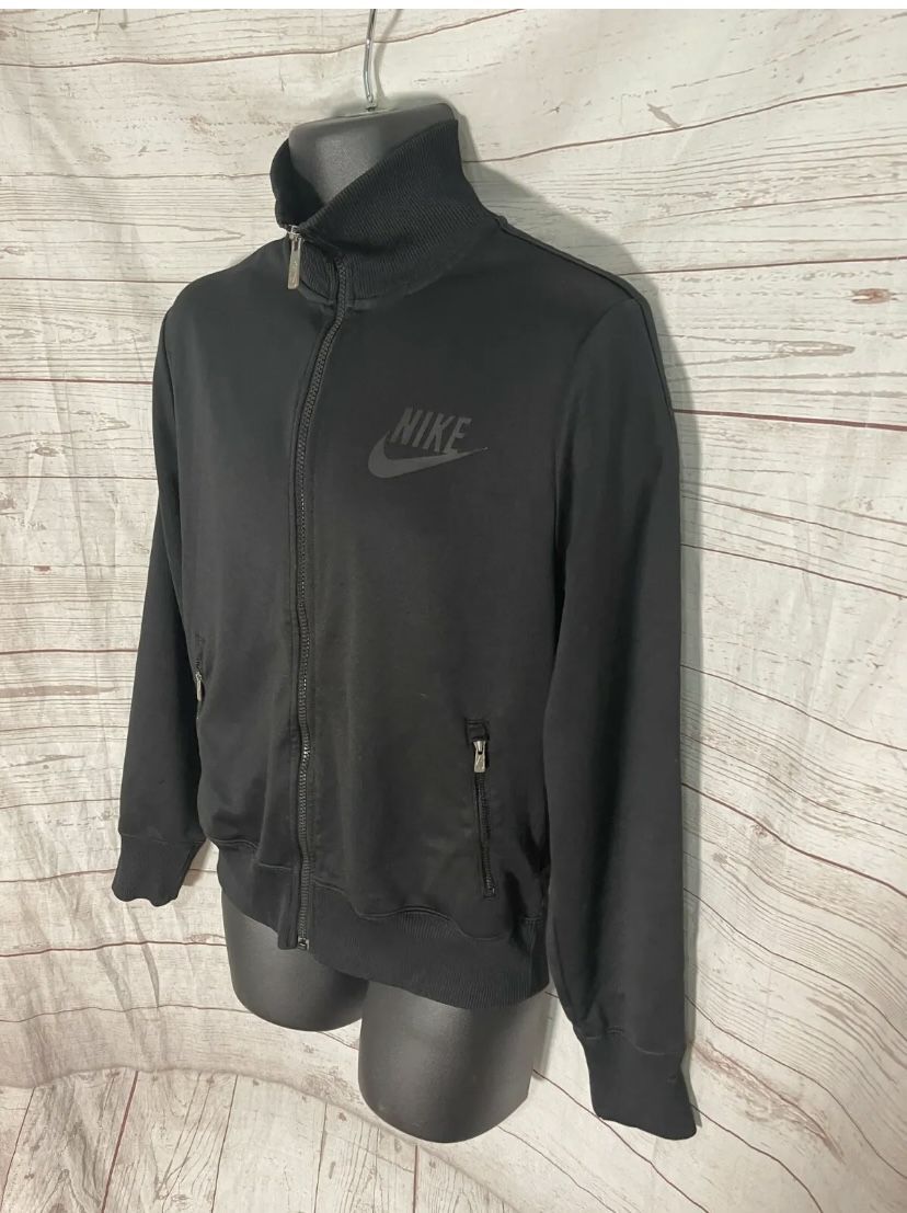Nike Sportwear Men’s Active Jacket Zipper Front Black Size M Medium