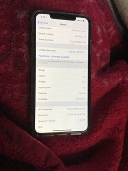 Att iPhone XS Max 256gb. Looking to trade for a iPhone X att or unlocked and cash.