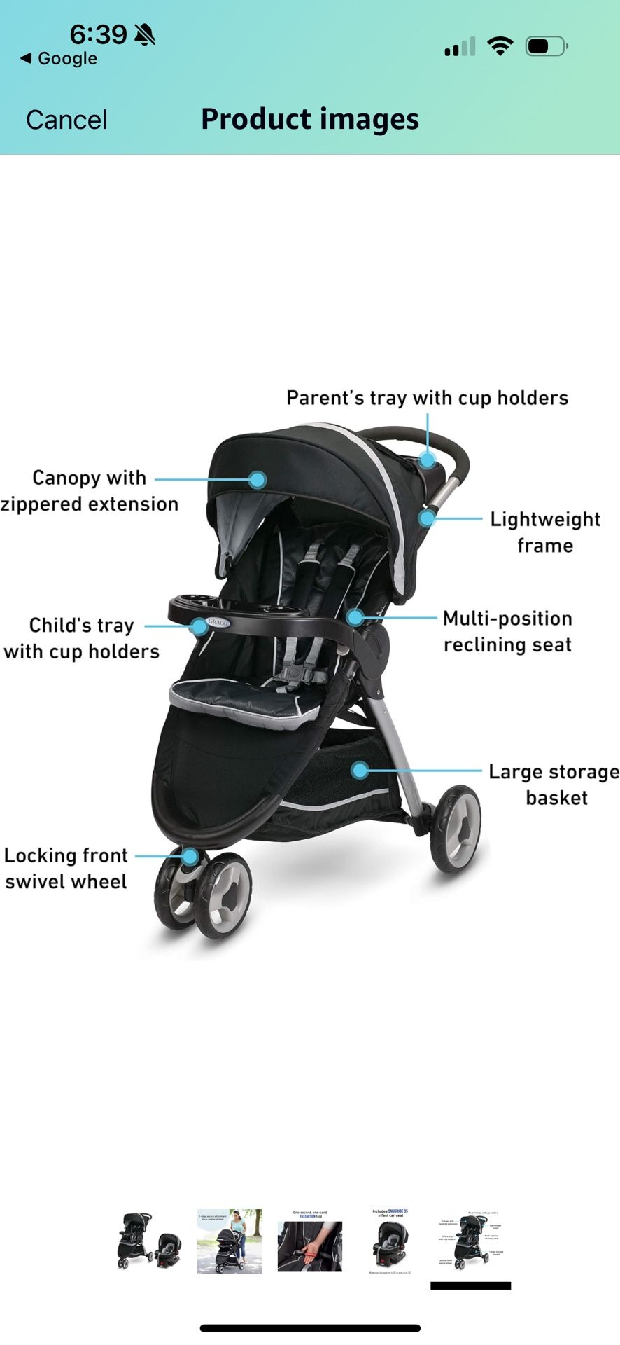 Graco FastAction Fold Sport 3-Wheel Stroller for Sale in Dana Point, CA -  OfferUp