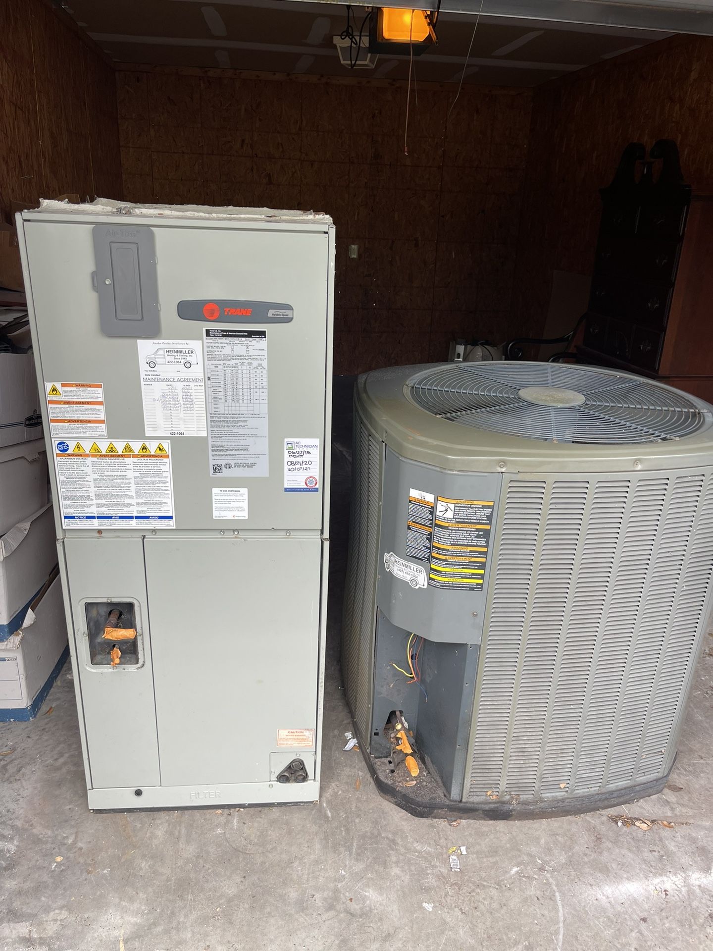 3 Ton Heat Pump Ac System Trane XR-15 working fine
