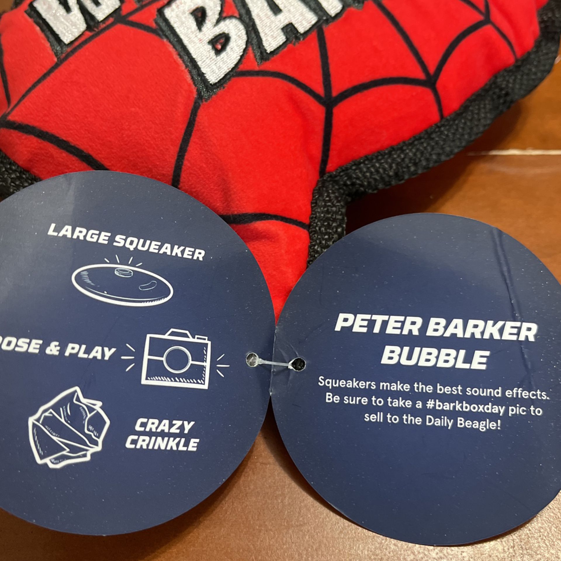 Spider Man Dog Toy