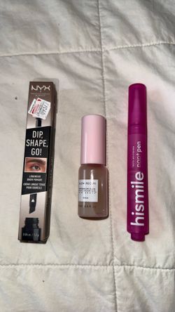 Brow powder, dew drops, teeth whitening