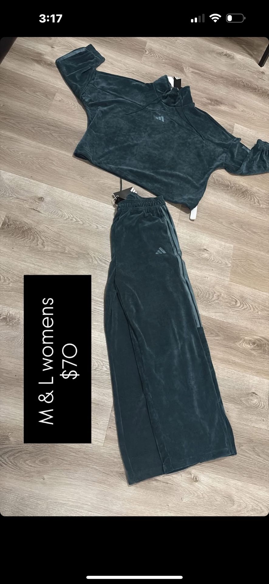 Brand New Womens M & L Adidas Set