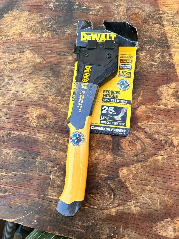 DEWALT
Carbon Fiber Composite Hammer Tacker