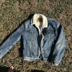 Lucky Brand Sherpa Denim Jacket 