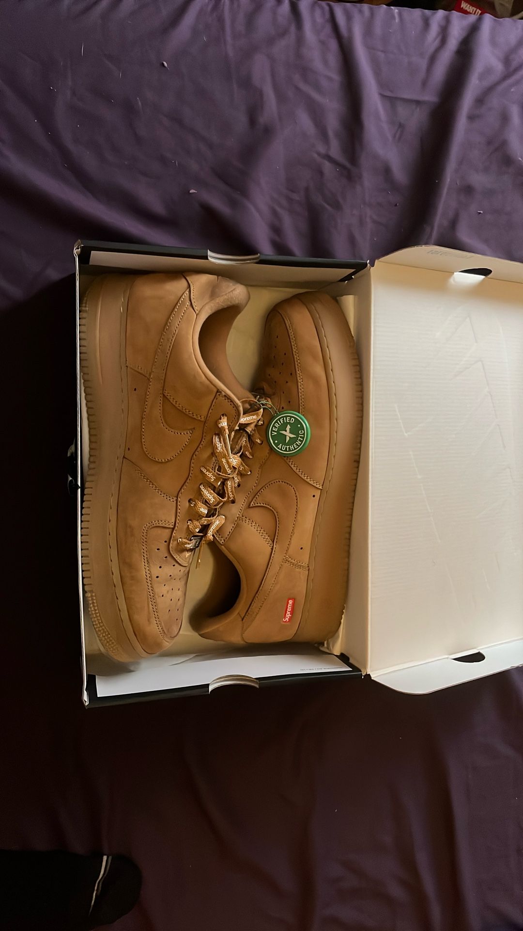 Nike Air Force 1 Low SP (Supreme Wheat)