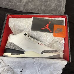 Jordan 3 “ Reimagined White Cements “ Size 10 Og All